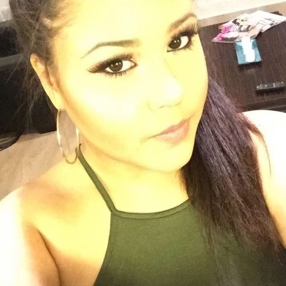 Dark green fashion nova crop top - Picture 10 of 14